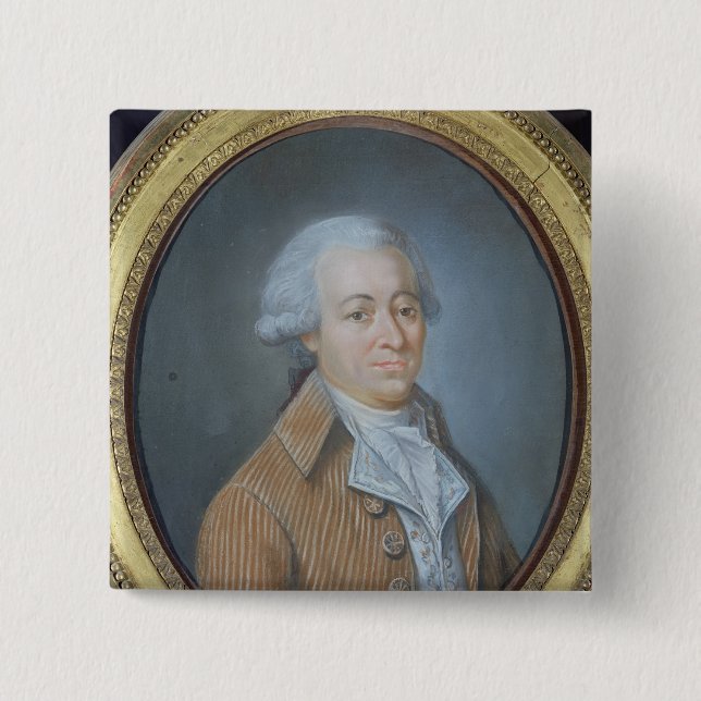 Bóton Quadrado 5.08cm Francois Buzot 1792 (Frente)