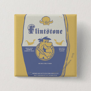 Bóton Quadrado 5.08cm Fred Flintston Big Bold Belly Wash