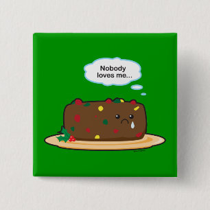 Bóton Quadrado 5.08cm Fruitcake pobre!