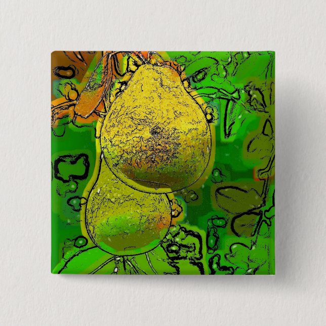 BÓTON QUADRADO 5.08CM FRUTA (Frente)