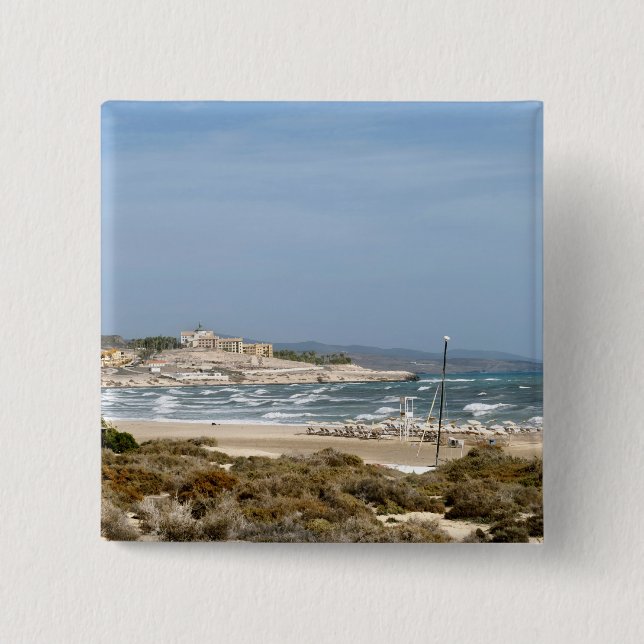 Bóton Quadrado 5.08cm Fuerteventura (Frente)