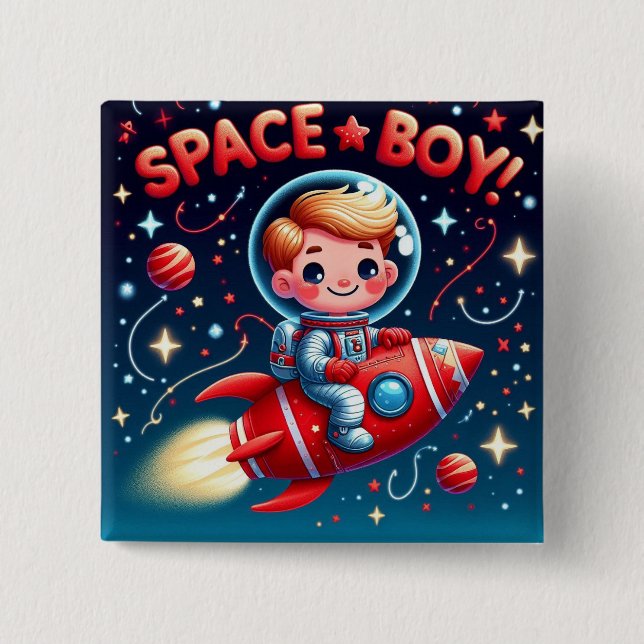 Bóton Quadrado 5.08cm Fun kid's badge (Frente)