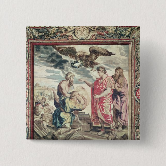 Bóton Quadrado 5.08cm Fundar de Constantinople (Frente)