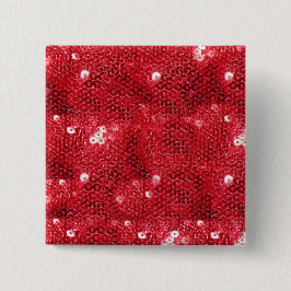 Bóton Quadrado 5.08cm Fundo da Imagem da Sequência Vermelha