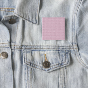 Bóton Quadrado 5.08cm fundo rosa e branco com linhas onduladas