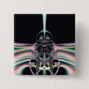 Bóton Quadrado 5.08cm Funky Bird