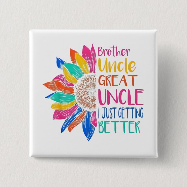 Bóton Quadrado 5.08cm funny quotes humor dad jokes (Frente)