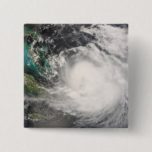 Bóton Quadrado 5.08cm Furacão Hanna sobre os Bahamas