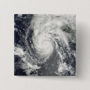 Bóton Quadrado 5.08cm Furacão Jimena que aproxima Baja California