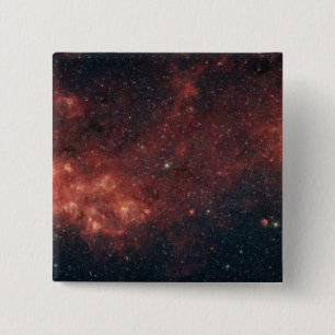 Bóton Quadrado 5.08cm Galáxia da Via Láctea