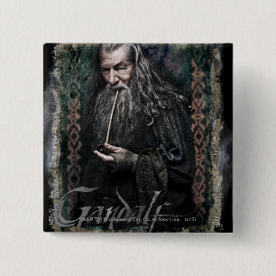 Bóton Quadrado 5.08cm Gandalf com nome