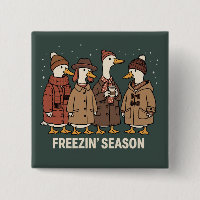 Ganso Fofo Temporada Congelante Inverno Aconchegan