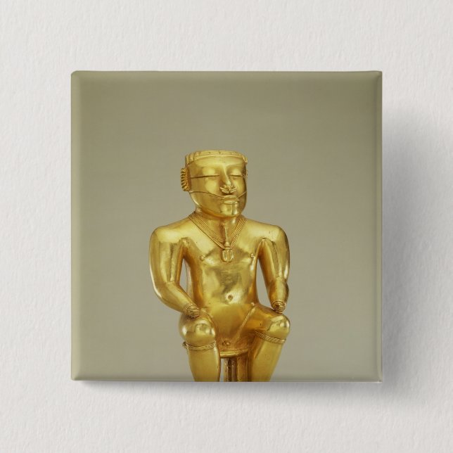 Bóton Quadrado 5.08cm Garrafa antropomórfica do limão (Frente)