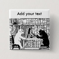 Gato e Cão na Biblioteca