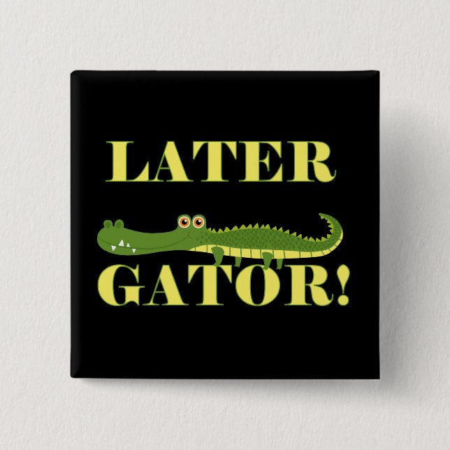 Bóton Quadrado 5.08cm Gator posterior (Frente)