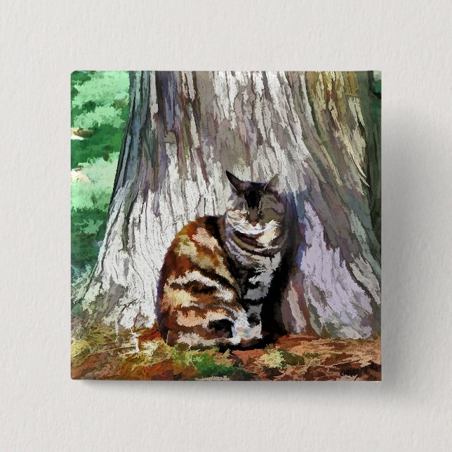 BÓTON QUADRADO 5.08CM GATOS (Frente)