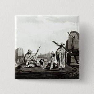 Bóton Quadrado 5.08cm Gaúchos de Tucuman, 1820