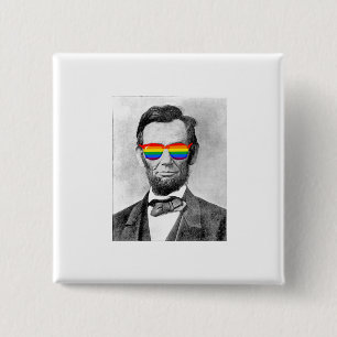 Bóton Quadrado 5.08cm Gaybraham Lincoln