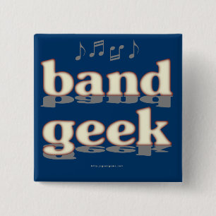 Bóton Quadrado 5.08cm Geek banda