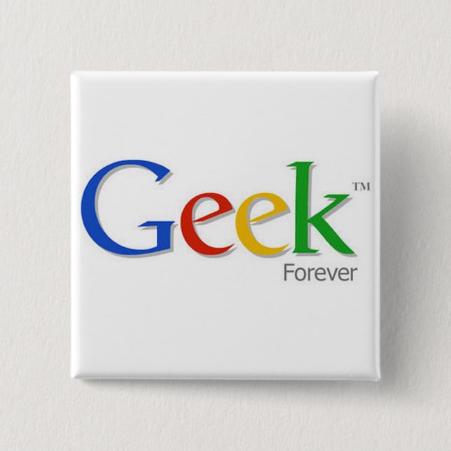 Bóton Quadrado 5.08cm Geekforever (Frente)