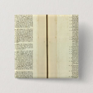 Bóton Quadrado 5.08cm Genealogia Completa, Histórica, Cronológica