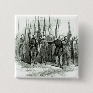 Bóton Quadrado 5.08cm General Custer
