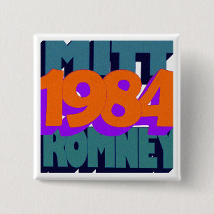 Bóton Quadrado 5.08cm George Orwell 1984