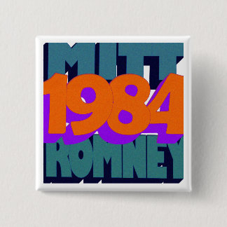 Bóton Quadrado 5.08cm George Orwell 1984
