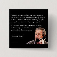 George W. Bush com fome