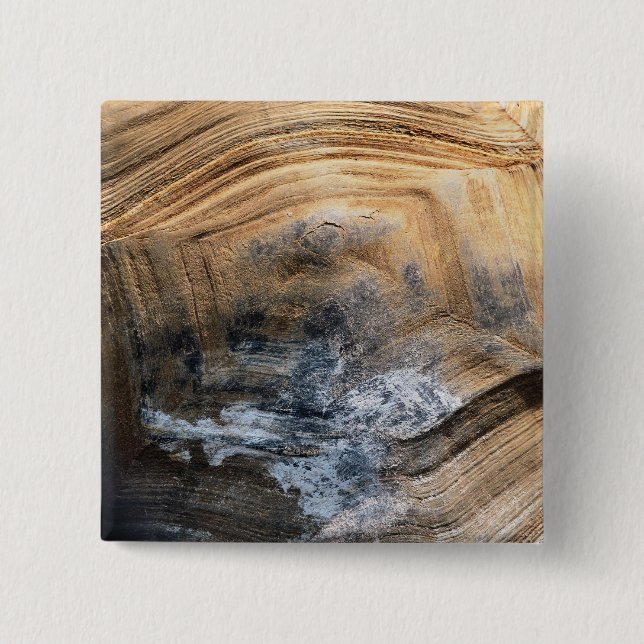 BÓTON QUADRADO 5.08CM GIANT TORTOISE SHELL (Frente)