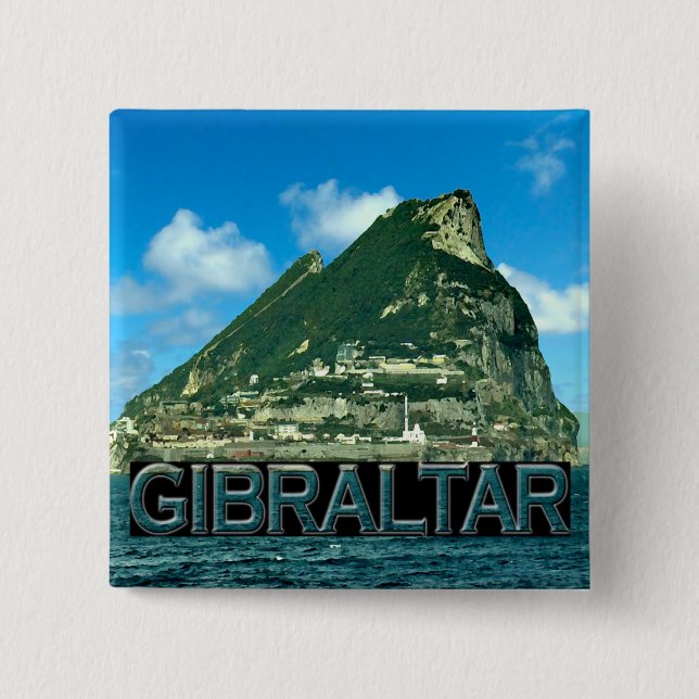 Bóton Quadrado 5.08cm Gibraltar (Frente)