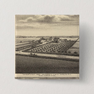 Bóton Quadrado 5.08cm Gibson, Nebraska