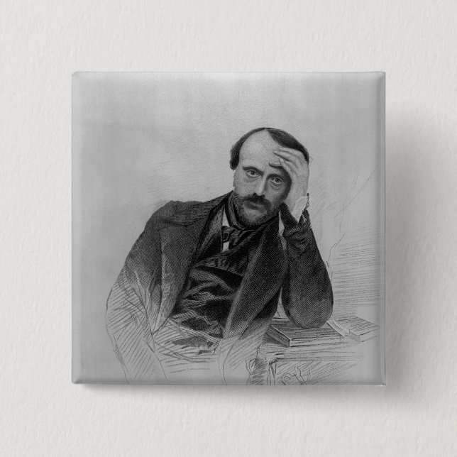 Bóton Quadrado 5.08cm Giuseppe Mazzini (Frente)