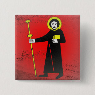 Bóton Quadrado 5.08cm Glarus