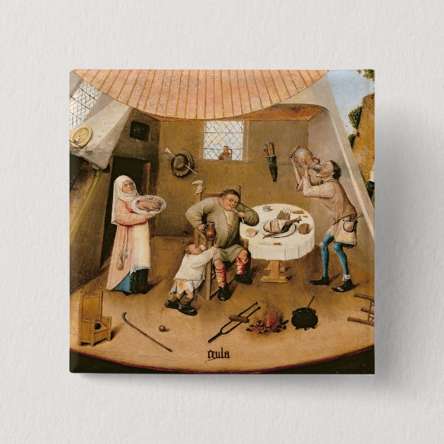 Bóton Quadrado 5.08cm Glutonaria (Frente)