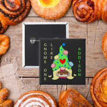 Gnomo Um Como Seu Nome Cookies Que Bolo Coração