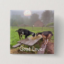 Bóton Quadrado 5.08cm Goat Lover
