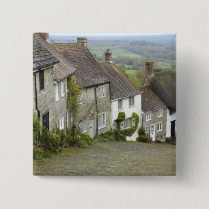 Bóton Quadrado 5.08cm Gold Hill, Shaftesbury, Dorset, Inglaterra, Unido