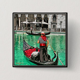 Bóton Quadrado 5.08cm Gondolier