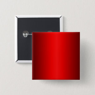 Bóton Quadrado 5.08cm Gradiente Vermelho Elegante para Preto