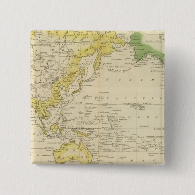 Bóton Quadrado 5.08cm Gráfico 2 do Mercator (Frente)