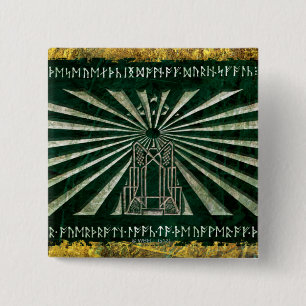 Bóton Quadrado 5.08cm Gráfico Erebor