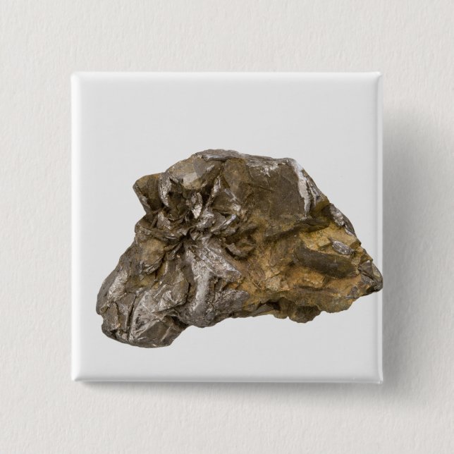 Bóton Quadrado 5.08cm Grafite, Danville, Vermont, EUA (Frente)