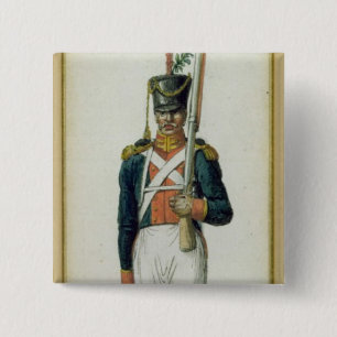 Bóton Quadrado 5.08cm Granadeiro da guarda de Alexander mim