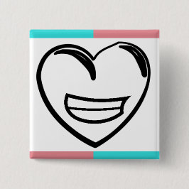 Bóton Quadrado 5.08cm Grande botão de Smeart