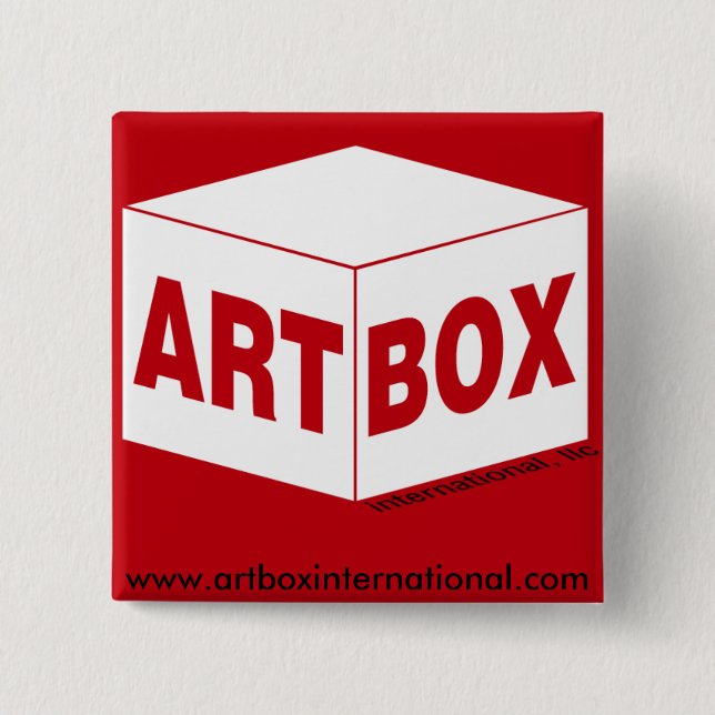 Bóton Quadrado 5.08cm Grande! Golpe! Botão! (Frente)