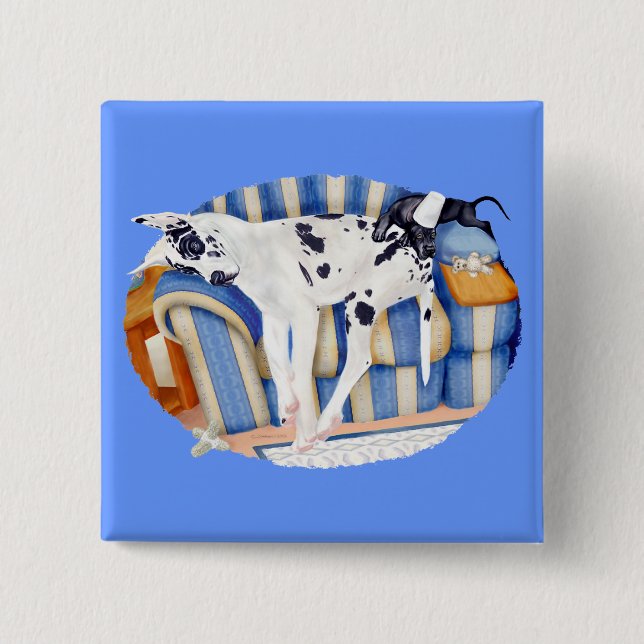 Bóton Quadrado 5.08cm Grandes Taternadores De Sofá Dane (Frente)