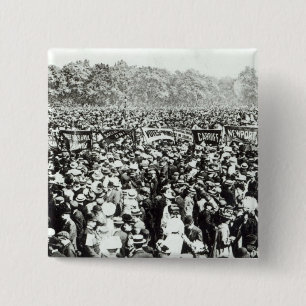 Bóton Quadrado 5.08cm Grandes votos para a demonstração das mulheres e