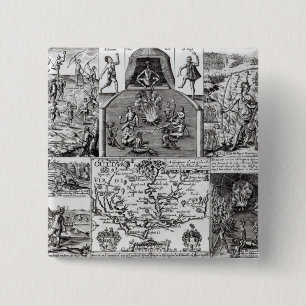 Bóton Quadrado 5.08cm Gravado por Robert Vaughan