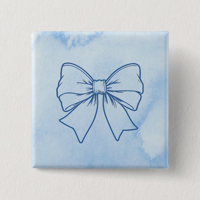 Bóton Quadrado 5.08cm Gravata (Frente)